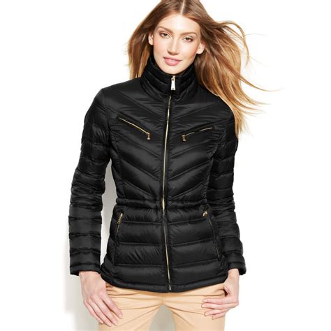 michael kors women puffer jacket|Michael Kors packable down jacket.